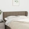 Galvūgalis su auselėmis,taupe spalvos,147x23x78/88cm, audinys