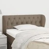 Galvūgalis su auselėmis,taupe spalvos,93x23x78/88cm, audinys