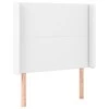 Galvūgalis su LED, baltos spalvos, 83x16x118/128 cm