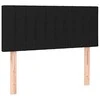 Galvūgalis su LED, juodos spalvos, 100x5x78/88cm, audinys
