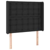Galvūgalis su LED, juodos spalvos, 103x16x118/128 cm