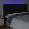 Galvūgalis su LED, juodos spalvos, 163x16x118/128 cm