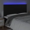 Galvūgalis su LED, juodos spalvos, 200x5x118/128 cm