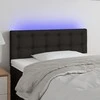 Galvūgalis su LED, juodos spalvos, 80x5x78/88cm, audinys