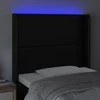 Galvūgalis su LED, juodos spalvos, 83x16x118/128 cm