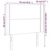Galvūgalis su LED, juodos spalvos, 93x16x118/128 cm