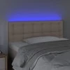 Galvūgalis su LED, kapučino spalvos, 100x5x78/88cm