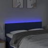 Galvūgalis su LED, kreminės spalvos, 144x5x78/88cm, audinys
