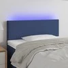 Galvūgalis su LED, mėlynos spalvos, 100x5x78/88cm, audinys