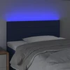 Galvūgalis su LED, mėlynos spalvos, 100x5x78/88cm, audinys