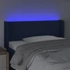 Galvūgalis su LED, mėlynos spalvos, 103x16x78/88cm, audinys