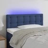 Galvūgalis su LED, mėlynos spalvos, 80x5x78/88cm, audinys