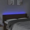 Galvūgalis su LED, tamsiai rudos spalvos, 147x16x78/88cm