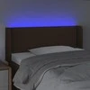 Galvūgalis su LED, tamsiai rudos spalvos, 103x16x78/88cm