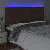 Galvūgalis su LED, tamsiai rudos spalvos, 180x5x118/128cm