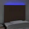Galvūgalis su LED, tamsiai rudos spalvos, 80x5x118/128cm