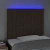 Galvūgalis su LED, tamsiai rudos spalvos, 90x5x118/128cm