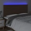 Galvūgalis su LED, tamsiai rudos spalvos, 160x5x118/128cm