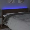 Galvūgalis su LED, tamsiai rudos spalvos, 203x16x78/88cm