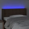 Galvūgalis su LED, tamsiai rudos spalvos, 93x16x78/88cm