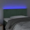 Galvūgalis su LED, tamsiai žalias, 90x5x78/88cm,aksomas