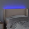 Galvūgalis su LED,kapučino spalvos, 103x16x78/88cm