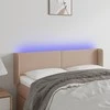 Galvūgalis su LED,kapučino spalvos, 147x16x78/88cm