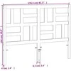 Galvūgalis, vaško rudos spalvos, 150cm, pušies medienos masyvas