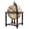 Gaublio formos vyno butelių laikiklis, juodas, eukaliptas