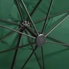 Gembinis skėtis su stulpu ir LED lemputėmis, žalias, 300cm