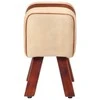 Gimnastikos arklys, rudas, 38cm, tikra oda ir mango masyvas