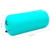 Gimnastikos ritinys su pompa, žalias, 120x90cm, PVC