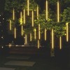 Girlianda meteorų lietus, 20vnt., 50cm, 720 šiltų baltų LED