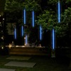 Girlianda meteorų lietus, 8vnt., 50cm, 288 mėlynos LED lemputės