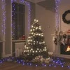 Girlianda su 400 mėlynų LED lempučių, 40m, 8 švietimo režimai