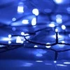 Girlianda su 400 mėlynų LED lempučių, 40m, 8 švietimo režimai