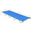 Gultai, 2vnt., mėlyni, 180x60x19cm, audinys ir plienas
