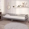Lova Gultas, pilkos spalvos, 90x200cm, pušies medienos masyvas