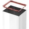 Hailo Šiukšliadėžė Big-Box Swing, baltos spalvos, 35l, L dydžio