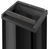 Hailo Šiukšliadėžė Big-Box Swing, juodos spalvos, 52l, XL dydžio