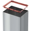Hailo Šiukšliadėžė Big-Box Swing, sidabrinės spalvos, 35l, L dydžio