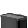 Hailo Šiukšliadėžė su pedalu Oko Duo Plus, juoda, 17l+9l, L dydžio