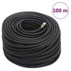 Hibridinė oro žarna, juodos spalvos, 0,6", 100m, guma ir PVC