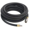Hibridinė oro žarna, juodos spalvos, 0,6", 2m, guma ir PVC