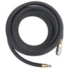 Hibridinė oro žarna, juodos spalvos, 0,6", 2m, guma ir PVC