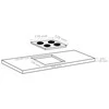 Indukcinė kaitlentė su 4 kaitvietėmis, stiklas, 77cm, 7000W