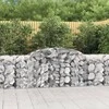 Išlenkti gabiono krepšiai, 10vnt., 300x50x80/100cm, geležis