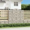 Išlenkti gabiono krepšiai, 13vnt., 200x50x200/220cm, geležis