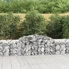 Išlenkti gabiono krepšiai, 5vnt., 300x50x60/80cm, geležis