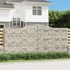 Išlenkti gabiono krepšiai, 9 vnt., 400x30x180/200cm, geležis